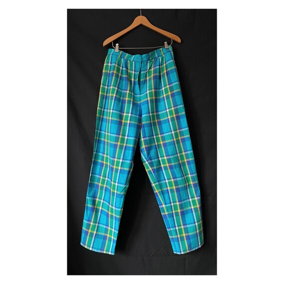 Vintage EP Pro Check Pattern Golf High-waisted Pants