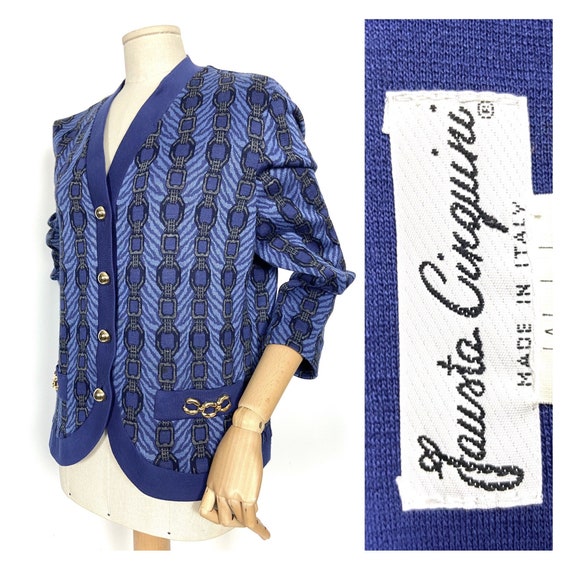 Generisch Cardigan da donna a maniche lunghe e davanti aperto, casual, largo, leggero, con tasche cardigan donna 54, Blu, S