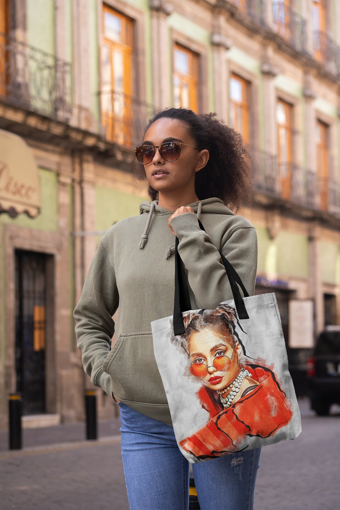 Black Girl Magic Pearls Tote Black Girl Bag Black Girl Tote Etsy