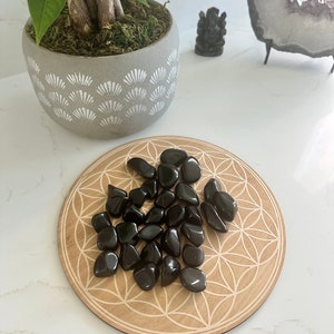 Rainbow Obsidian Tumbled Stones: Protective Crystal for Healing