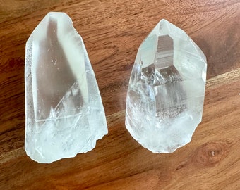 Gorgeous Lemurian Crystal Points. Lemurian Seed Crystal Healing. Lemurian Crystal Quartz For Reiki. Lemurian Quartz Points For Crystal Grids