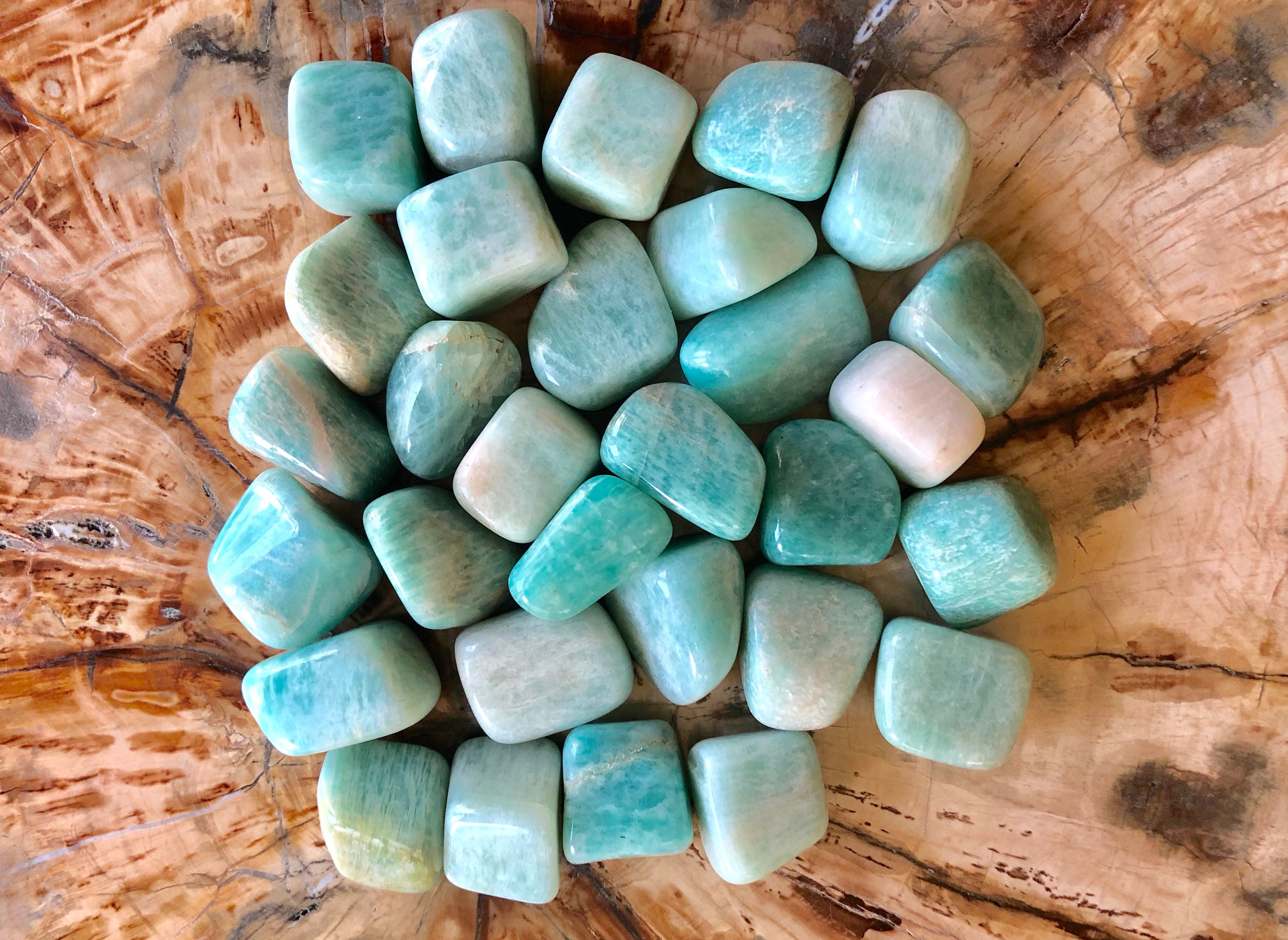 Premium Amazonite Tumbled Stones Amazonite Crystal Healing Etsy Premium Amazonite Tumbled Stones Amazonite Crystal Healing Etsy