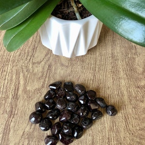 A+ Garnet Crystal Gifts For Her. Garnet Tumbled Stones For Crystal Grids. Garnet Healing Crystals For Energy. Chakra Stones. Meditation