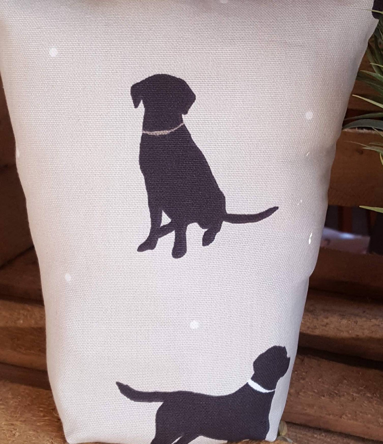 Black Lab Door Stop/ Fabric Door Stop/ Black Labrador / Etsy