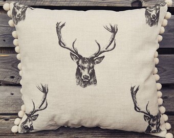 stag head pillows