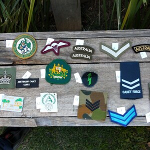 Vintage ARMY PATCHES Military Shoulder Insignia Uniform U.S. Pick A Patch B  