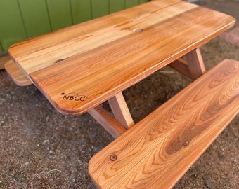 Redwood Picnic Table