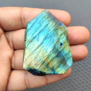 Flashy Labradorite Specimen: Polished Gemstone Slab Rough