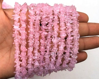 Amazing 1 Strand 16 Inch Long Strand Natural Gemstone,Smooth Uncut Chips,Size 5-7 MM Chips ,Uncut Irregular Chips Making handmade Jewelry