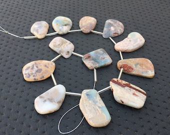 Natural Australian Opal Rough Strand: AAA Quality Gemstone (12 Piece, 17x23-21x31 MM)