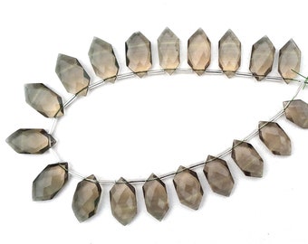 AAA Natural Fluorite Gemstone Briolette Beads: Faceted Jewelry Making Strand