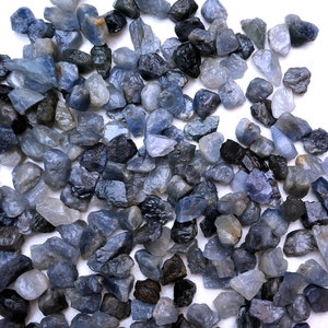 AAA 50 Pieces Natural Blue Sapphire, Sapphire Raw,Sapphire Top Quality,6-8 MM Approx,Undrilled,Sapphire,Wholesale Price,Making Jewelry,Sale