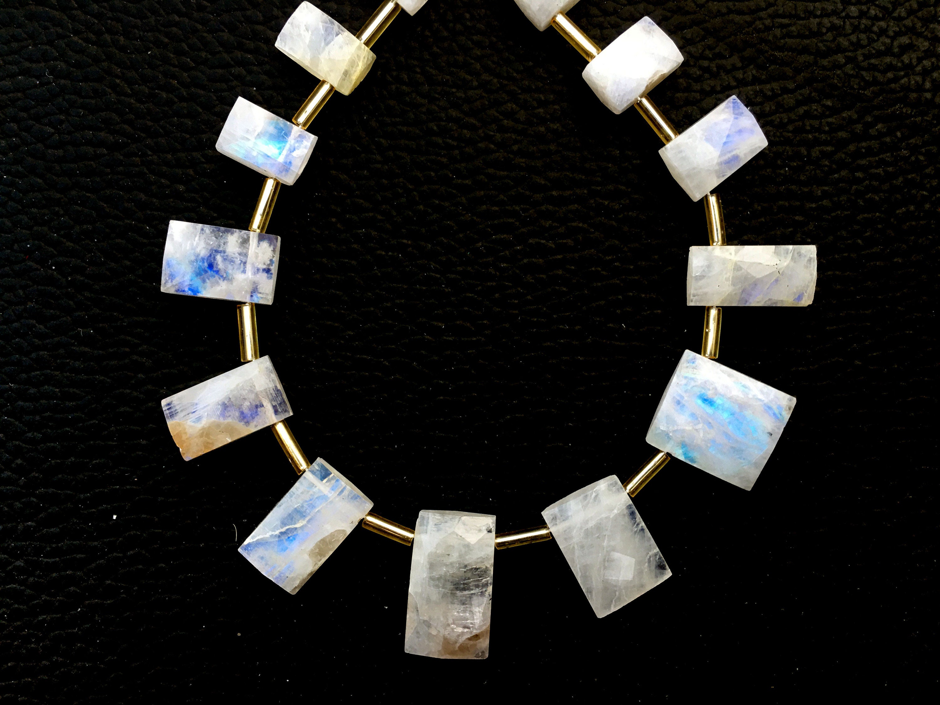 Exceptional Lovely Blue Fire Stone 13 Pieces Natural Rainbow Etsy