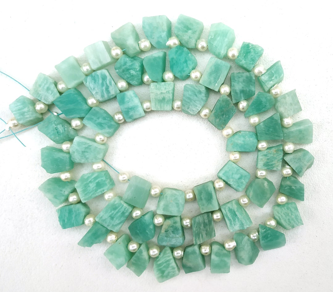 AAA Quality 1 Strand Natural Amazonite50 Piece Rough Shape - Etsy