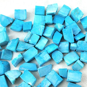 Best quality 50 Pieces Natural Turquoise Rough,Loose Gemstone,6-8 MM Approx,Rough Gemstone,Turquoise Rough,Undrilled Rough,Wholesale Price