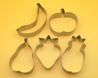 Fruit Theme Cookie Cutter Biscuit Fondant Pastry Candy Baking Mold Set