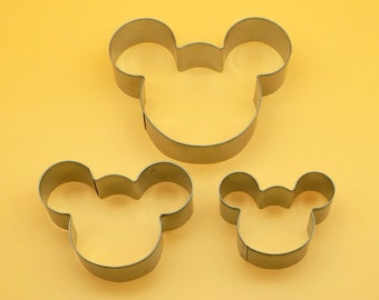 3 size Mickey Mouse Cookie Cutter Set