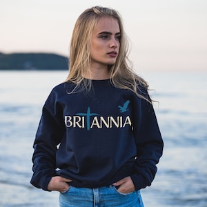 Britannia Sweatshirt in  9 Colours S-4XL - Queen Boudica, Pagan Clothing,  Celtic Tribe, Roman Britain, British History Gift, Sweater