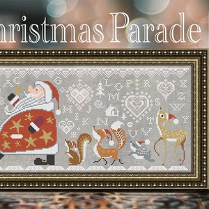 Christmas Parade by Cottage Garden Samplings - Cross Stitch pattern