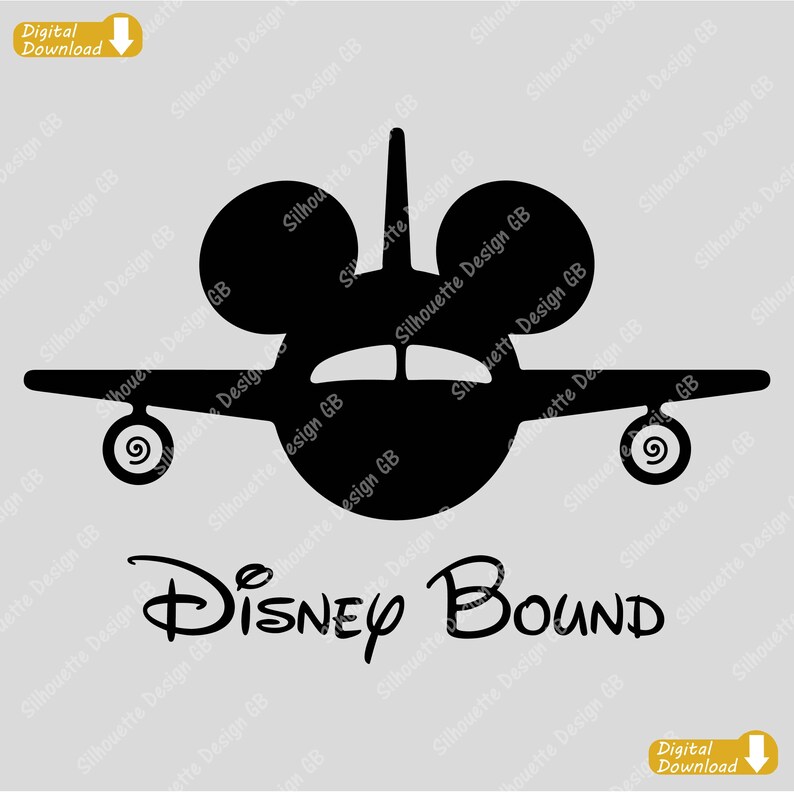 Download Disney Bound. Disney Bound Silhouette Disney Bound svg | Etsy