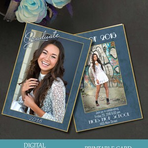 Classe de 2018, Classe d’études supérieures de 2018, Carte photo d’études supérieures, Invitation aux diplômés, Cartes photo, Cartes numériques, Cartes imprimables, Cartes d’études supérieures