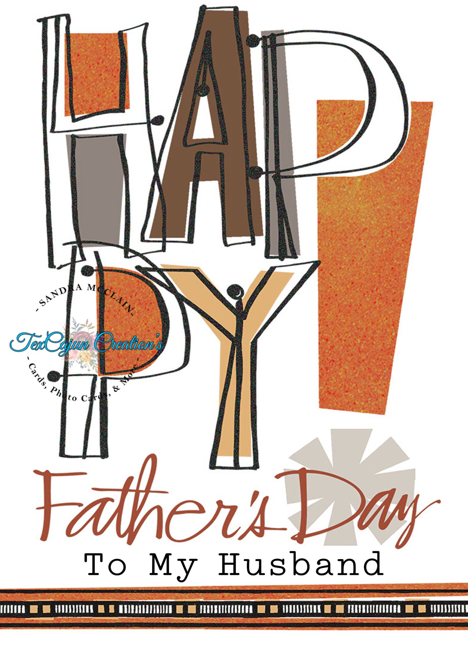 Happy Fathers Day to My Husband, Fathers Day Card, Card for Dad, Funny ...