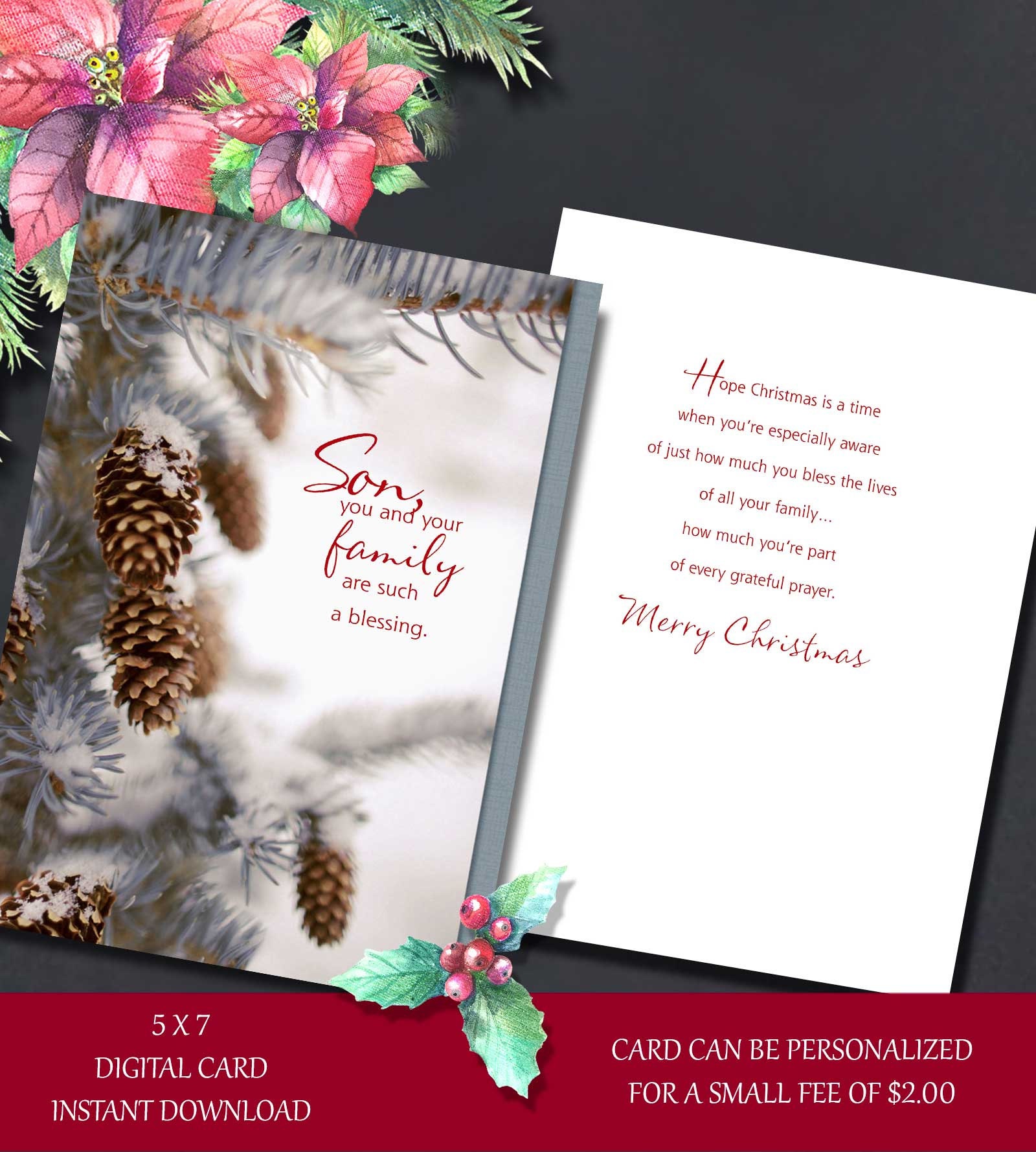 card-for-son-christmas-card-son-xmas-card-holiday-cards-digital-cards-printable-cards-instant-download-xmas-cards-merry-christmas-etsy
