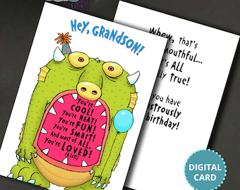 Tarjeta Con Pegatinas Regalo Tarjeta Felicitación Nacimiento Nieto - Diseño Oso En Nube Con Texto Inglés Para Abuelos Interior Blanco Personalizable