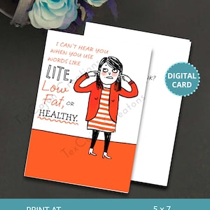 Funny Birthday Card for Friend, Card for Her, Birthday Card, Happy Birthday, Digital Card, Friend Birthday, Print at Home Card
