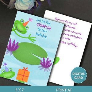 Carte d’anniversaire de petit-fils, carte de petit-fils, carte pour petit-fils, les garçons seront des garçons, cartes numériques, carte d’anniversaire pour garçons, joyeux anniversaire, carte pour lui