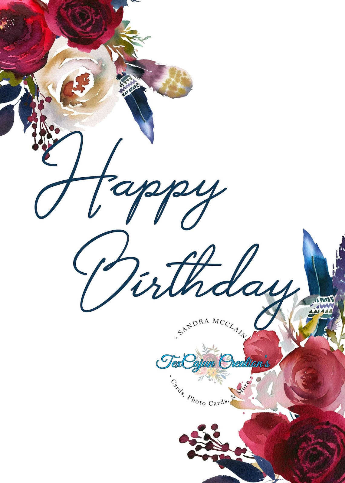 Birthday Digital Card, Digital Birthday Card, Digital Card, Card for