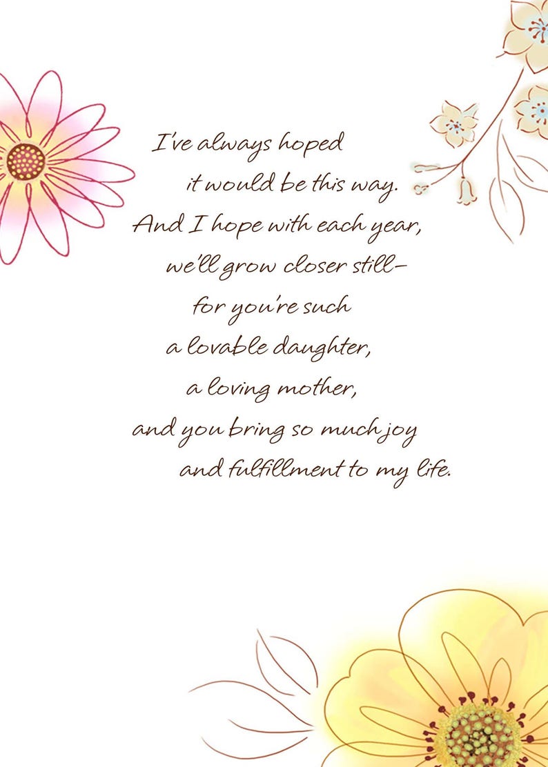 Cards for Daughters, Daughters Cards, I Love You Daughter Card, Digital ...