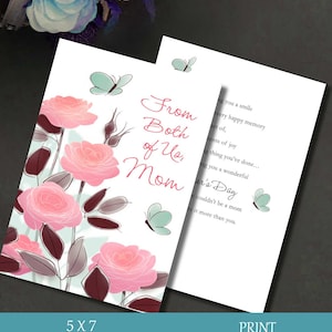 De ambos mamá, tarjetas del Día de las Madres, Día de las Madres, Tarjetas Digitales, Hermosas Tarjetas Digitales, Tarjetas para el Día de las Madres, Tarjetas de Felicitación Digitales