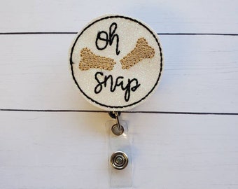 Oh Snap Badge Holder, Oh Snap Badge Reel, Oh Snap Badge Clip, Medical Badge Reel, Retractable Badge Holder, Nurse Badge Reel