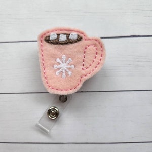 Coco Badge Reel, Coco Badge Holder, Coco Badge, Winter Badge, Retractable Badge Holder, Nurse Badge Reel, Badge Reel, Nurse Gift, Id Holder