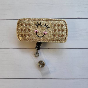Bandage Badge Reel, Bandage Badge Holder, Bandage Badge, Retractable Badge Holder, Nurse Badge Reel, Felt Badge Reel, Nurse Gift, Id Holder
