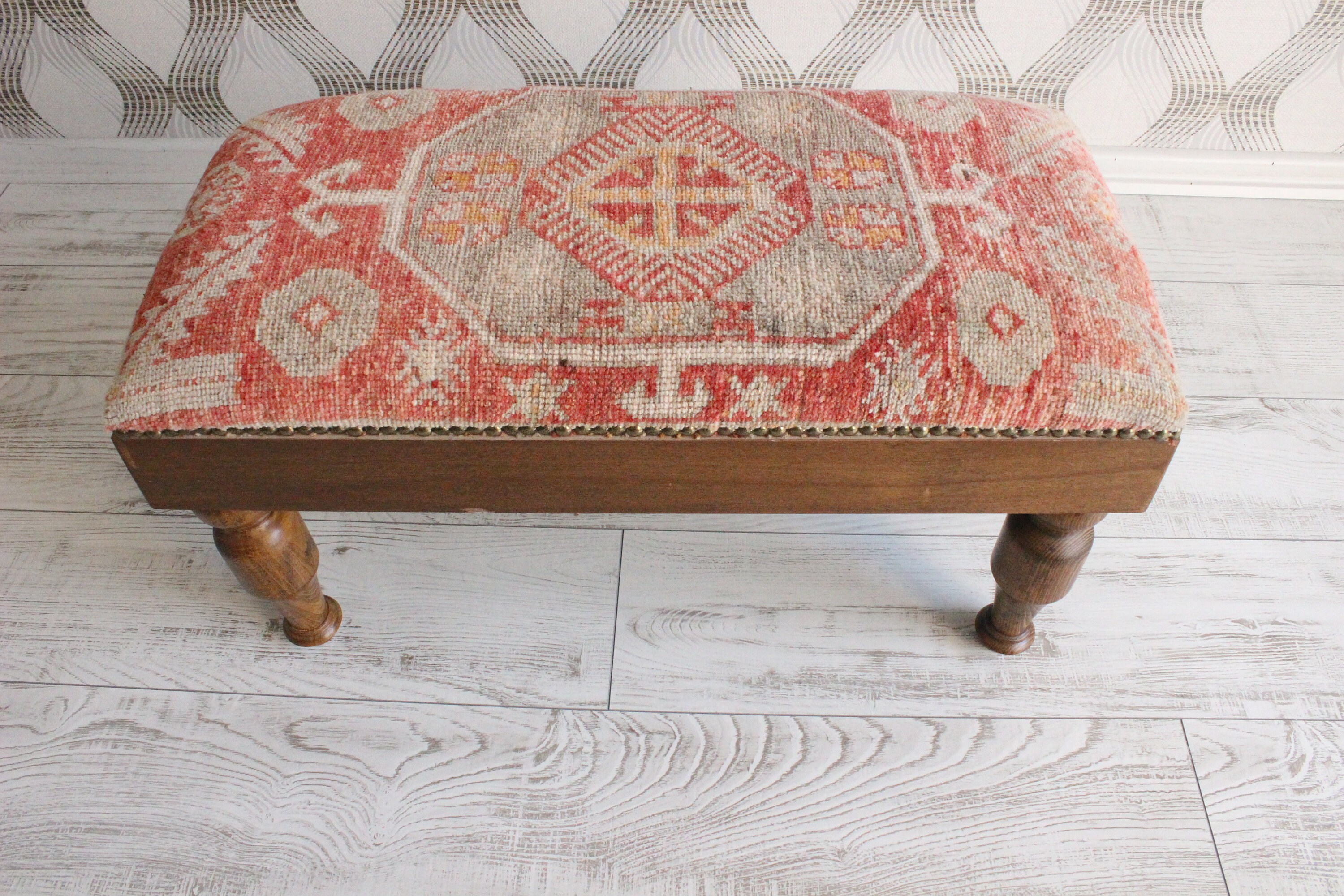 Osmanische kleine Bank Vintage Home Decor osmanische Bank | Etsy