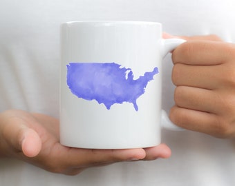 Vote Blue America Mug