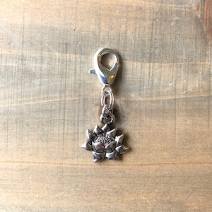 Lotus Flower Bridle Charm