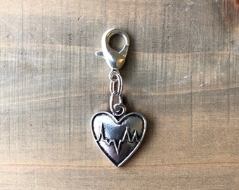 Heartbeat Bridle Charm
