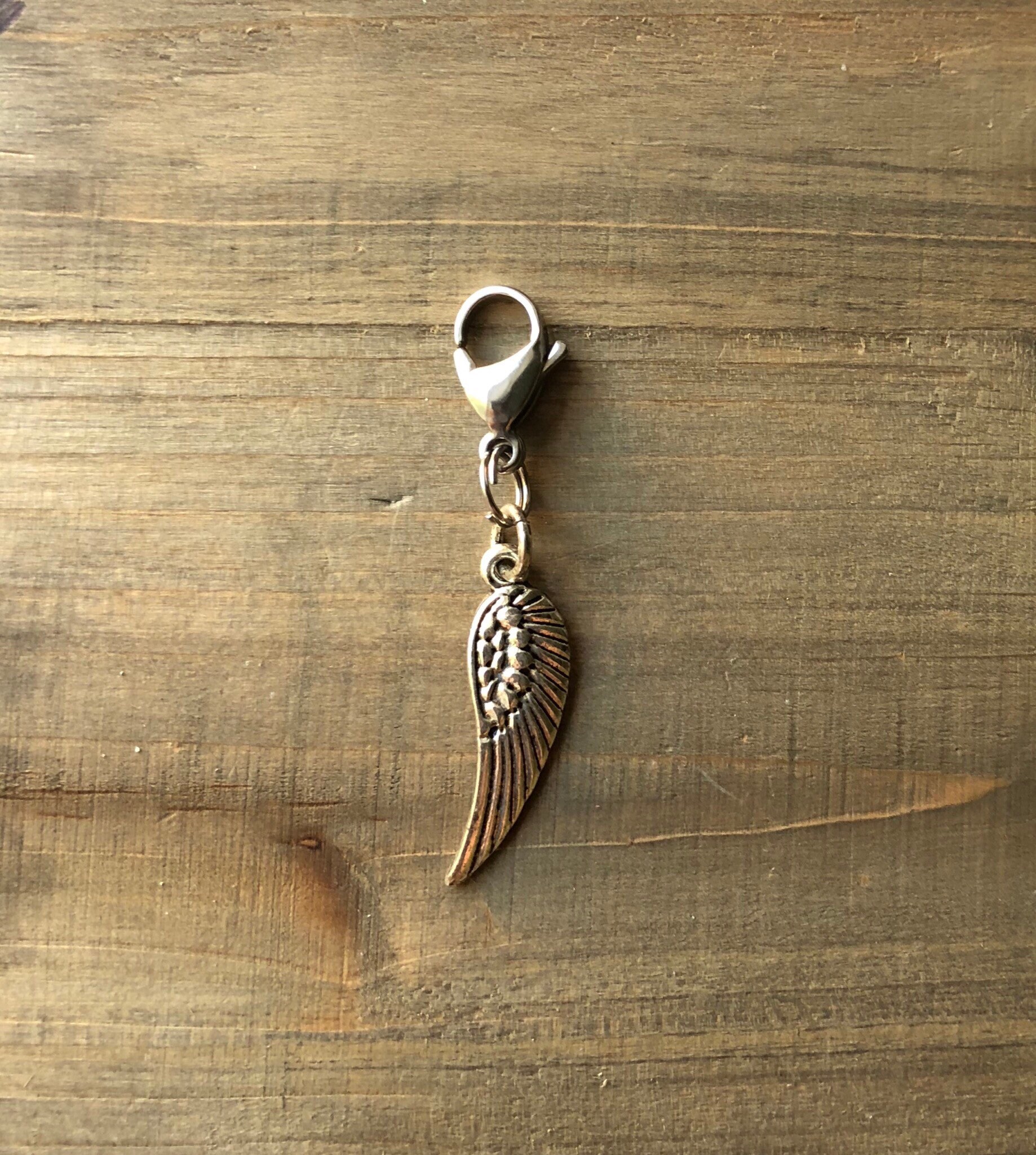 Angel Wing Charm Etsy