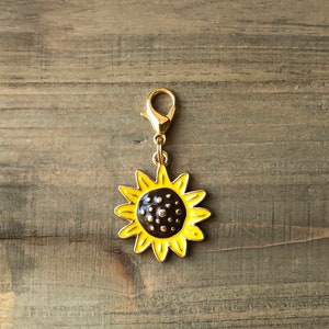 Sunflower Bridle Charm