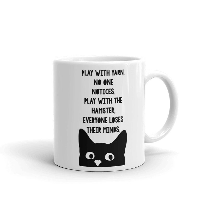 Funny Cat Meme Mug Black Cat Mug Mugs for Cat Lovers Coffee Etsy