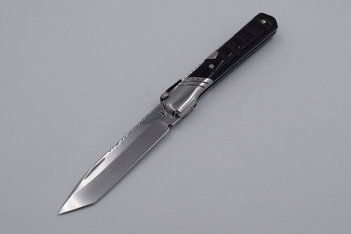  Artisanal Vendetta corso tanto folding knife V2 made from ram | Etsy