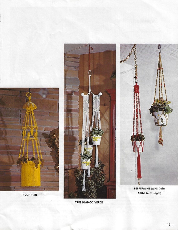 Knotting Matters 1970 S Macrame Knots Pattern Book Pdf Etsy