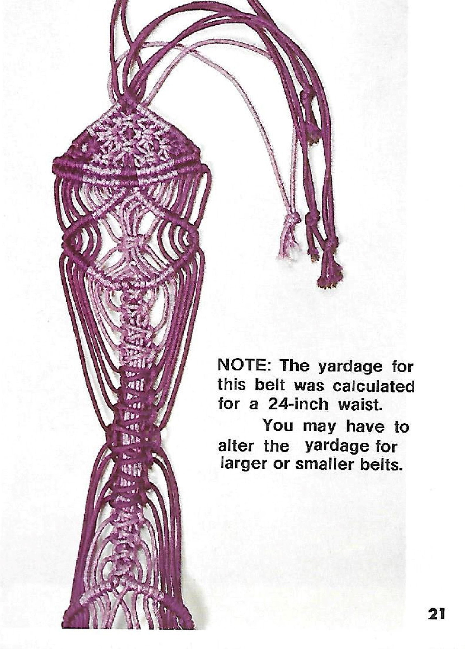 Advanced Macrame Knots PDF Instant Download Purse Belt Etsy