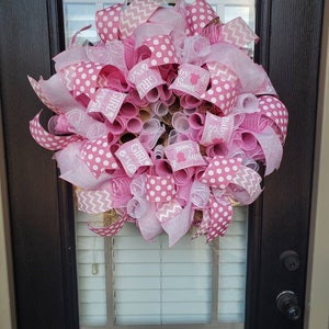 Bouncing Baby Girl Wreath