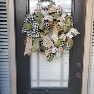 amazing grace wreath metalaluminum sign #501 wreath attachment wreath supplies 13x9\u201d Church