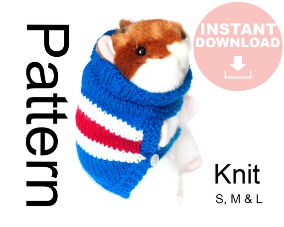 KNITTING PATTERN PDF Guinea Pig Sweater 