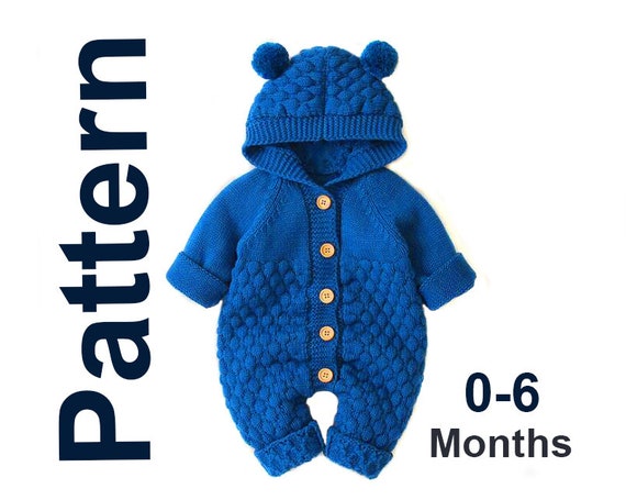 Knitting Pattern Baby ROMPER PATTERN 